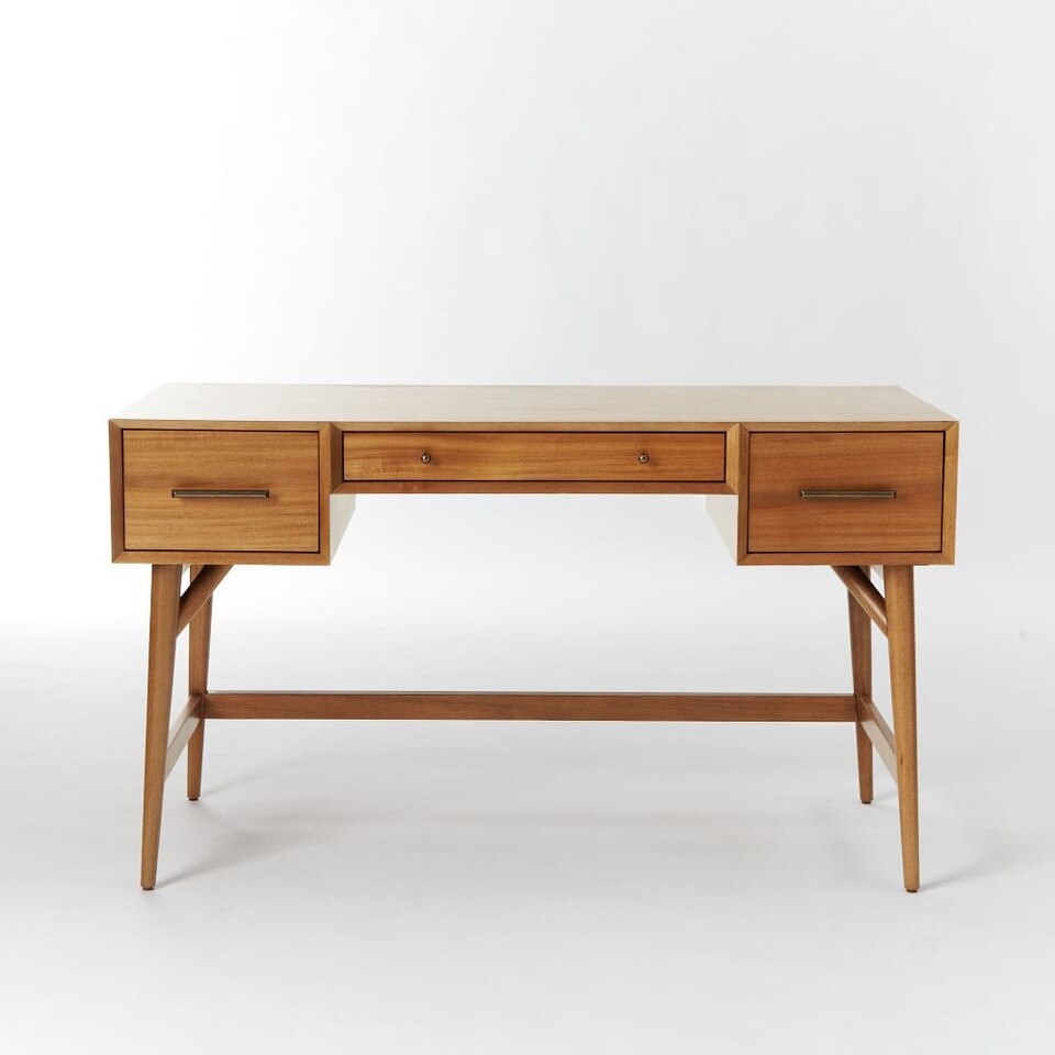 Mid-Century Desk (132 cm) - West Elm Australia